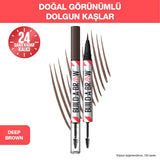 Maybelline New York Build a Brow 2-in-1 Eyebrow Pencil & Gel - Long Lasting, Easy 2-Step Eyebrow Makeup Solution