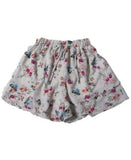 Monteau Big Girls Tiered Faux Tie Front Printed Short