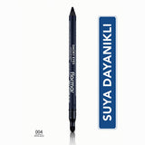Flormar Smoky Eyes Waterproof Matte Eyeliner - Royal Blue, Long-Lasting, Smudge-Proof, Intensive Pigment
