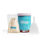 Bicup Small Menstrual Cup and Microwave Sterilizer Cup