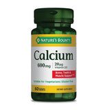 Nature's Bounty Calcium 600 mg with Vitamin D3 60 Tablets