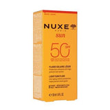 Nuxe Sun SPF 50 Facial Sunscreen: Lightweight Anti-Aging Sun Protection for Face, Water Resistant - 50ml