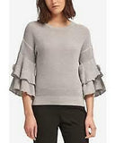 DKNY Women's Ruffle-Sleeve Sweater
