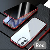 Glass Privacy Metal Phone Case iphone