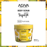 Agiva Mango and Papaya Body Scrub for Smooth Skin 300 ml