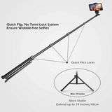 UBeesize 51" Extendable Tripod Stand with Bluetooth Remote