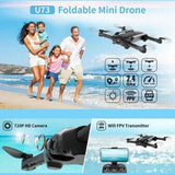 UDIRC Foldable RC Drone FPV WiFi Quadcopter w/ 720P HD Camera & 2 Batteries U73