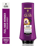 Gliss Full Hair Wonder: Anti-Hair Fall Conditioner with Caffeine & Peptide - Strengthens, Smooths & Adds Shine for Breakage-Prone Hair