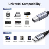 UGREEN USB B to USB C 3 FT Printer Cable (Refurbished)