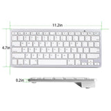 Ultra-Slim Bluetooth Keyboard - Assorted Colors