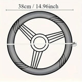 Ultra-Thin Breathable Colorful Hemp Steering Wheel Cover