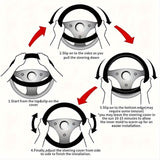Ultra-Thin Breathable Colorful Hemp Steering Wheel Cover