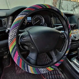 Ultra-Thin Breathable Colorful Hemp Steering Wheel Cover