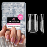 UNA GELLA Gel Nail Glue, Solid Nails Gl ue Gel 40ml Lamp Curing Needed Soak Off G LUE Strong Nail G LUE G el for Acrylic Fake Nails Tips Extension Press On Nails for Gelly Tips
