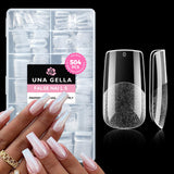 UNA GELLA Gel Nail Glue, Solid Nails Gl ue Gel 40ml Lamp Curing Needed Soak Off G LUE Strong Nail G LUE G el for Acrylic Fake Nails Tips Extension Press On Nails for Gelly Tips