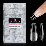 UNA GELLA Gel Nail Glue, Solid Nails Gl ue Gel 40ml Lamp Curing Needed Soak Off G LUE Strong Nail G LUE G el for Acrylic Fake Nails Tips Extension Press On Nails for Gelly Tips