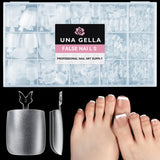 UNA GELLA Gel Nail Glue, Solid Nails Gl ue Gel 40ml Lamp Curing Needed Soak Off G LUE Strong Nail G LUE G el for Acrylic Fake Nails Tips Extension Press On Nails for Gelly Tips