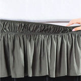Undercliff Easy Wrap Elastic Ruffled 16 Bed Skirt