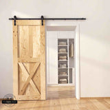 Natural Pine Wood Barn Door