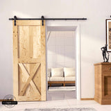 Classic Single Barn Door Kit | Black Hardware