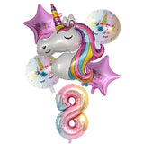 Unicorn Balloons for Birthday Decorations