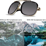 Unisex Big Frame HD Sunglasses