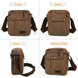 Unisex Crossbody Bags Canvas