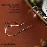 Unisex Snake Chain Necklace