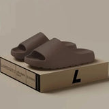 Unisex Soft Slippers, Comfortable Indoor/Outdoor Slide Sandals, Non-slip Textured Design Footwear