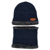Unisex Winter Beanie Hat Scarf Set