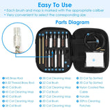 Universal Gun Cleaning Kit with 39.3" Flex Cable Brass Rod