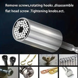 Universal Torque Wrench 7-19mm Hexagonal Multi-functional Universal Socket