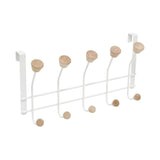 Ideenwelt Over the Door Hook with White Wood Detail