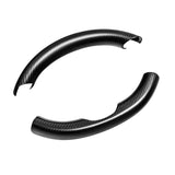 Upper / Lower Cover Steering Wheel Accessories for Tesla Model 3 / Y  -  Carbon Fiber Interior Mods