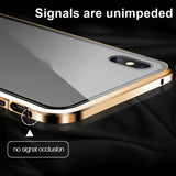 Glass Privacy Metal Phone Case iphone