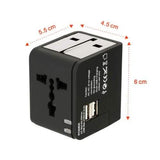 US EU UK AU Travel Universal Adapter USB Charger Type-C AC Wall Plug Converter