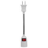 US Plug Extension Light Socket with On/Off Switch