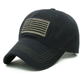 USA Flag Baseball Cap Army Embroidery Cotton Tactical Snapback Hat