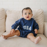USA Sweatshirt Romper - more colors