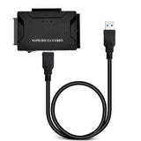 USB 3.0 to 2.5'' 3.5" IDE SATA Converter Adapter External Hard Drive Cable Kits
