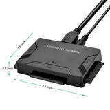 USB 3.0 to 2.5'' 3.5" IDE SATA Converter Adapter External Hard Drive Cable Kits
