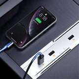 65W USB Hub for Model 3 Highland/Model Y Juniper | Dual USB-C + Dual USB-A | Fast Charging