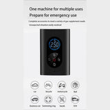 USB Rechargeable Intelligent Air Pump Car Portable