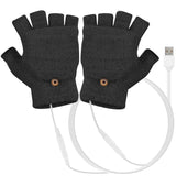 USB Wool Heated Gloves Mitten