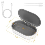 UV Light Sanitizer Box Portable 10w Phone Wireless Charging Disinfection Lamp