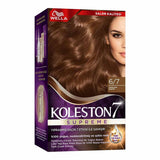 Wella Koleston Supreme Chocolate Brown Hair Dye 6/7 - Intense Color, Gray Coverage & Oil Treatment for Moisturized Hair