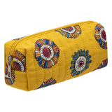 Eklips Quilted Cosmetic Bag - Small Makeup Bag Organizer for Travel, Stylish Pencil Case Design - Assorted Styles