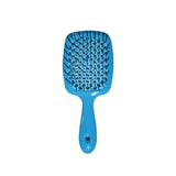 Janeke Superbrush Detangling Hairbrush in Neon Blue