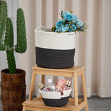 Coco Clementine Handwoven Jute Basket - Eco-Friendly, Multi-Purpose Storage Solution for Home Decor