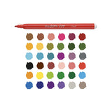 Carioca Joy Washable Markers 36-Pack - Vibrant, Easy-Clean Art Supplies for Kids